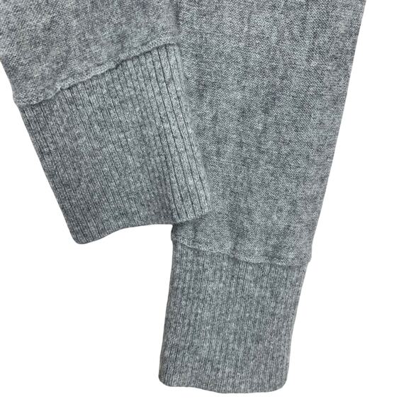 Free People Nocturnal Cardigan Sweater Grey Wool Cashmere Button Front Womens XL - Picture 6 of 9